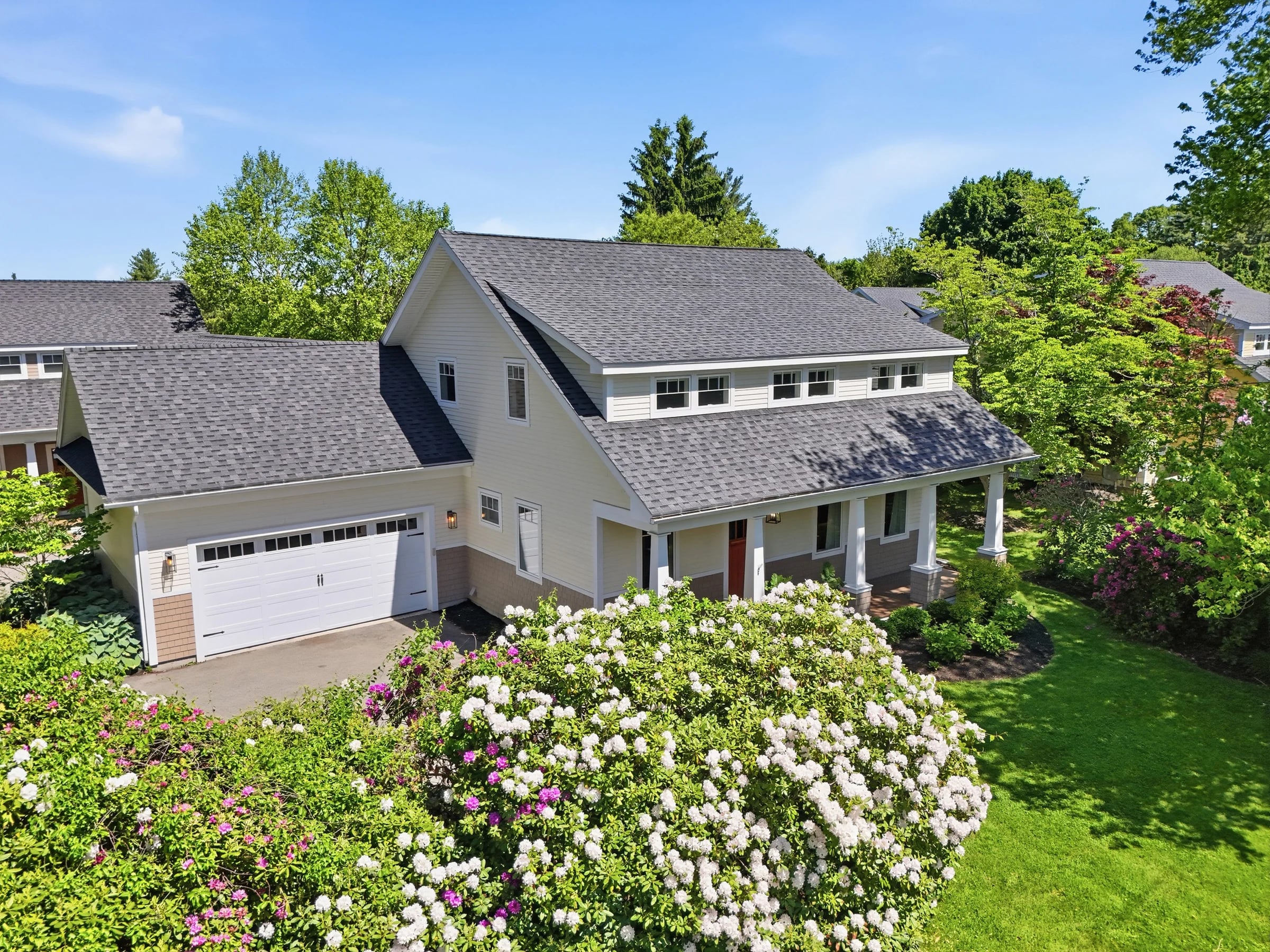 Real estate photography of a colonial in Newbury, MA